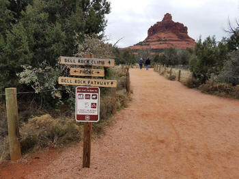 Sort Trail To Bell Rock Pathway