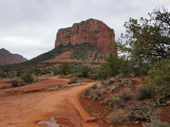 View of Courthouse Butte