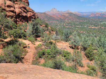 Decending Hog Heaven Trail 74