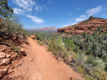 Decending Hog Heaven Trail 79