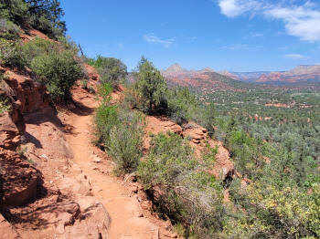 Decending Hog Heaven Trail 83