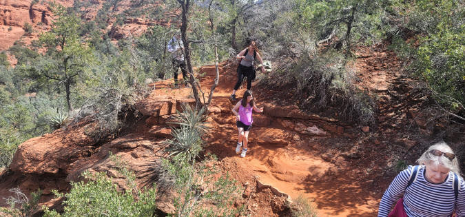 Decending Hog Heaven Trail 94B