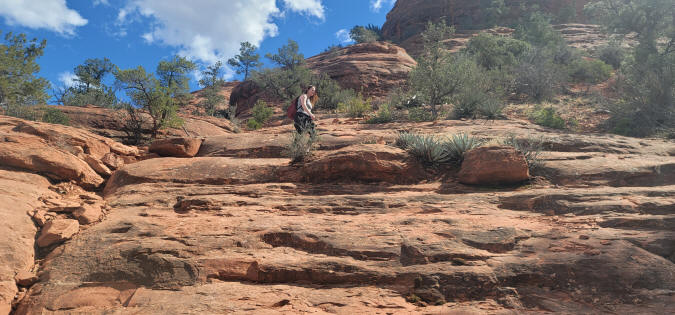 Decending Hog Heaven Trail 100B