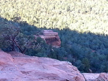 View from the top of Devils Bridge