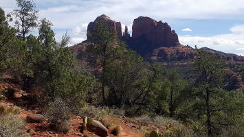 View of Cathedral Rock from Ridge Trail
