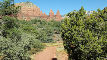 View of the Two Nuns - Bell Rock Pathway - Picture 13