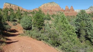 View of the Two Nuns - Bell Rock Pathway - Picture 18