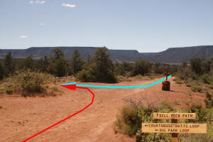 Bell Pathway to Courthouse Butte