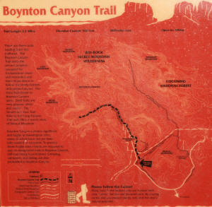Map of Boynton Canyon Trail