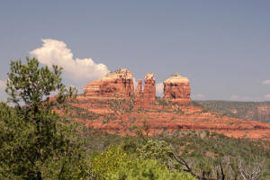 Cathedral Rock Viewed From a Distance