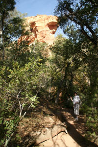 Approaching Trail End - Fay Canyon Trail