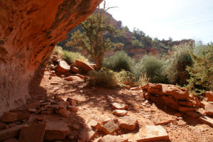 Under Fay Canyon Arch