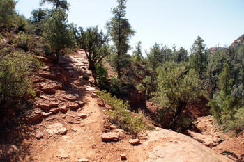 Soldier Pass Trail Up Hill