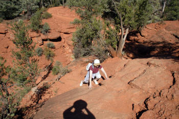 Soldier Pass Trail Rocky Part - Small Climb