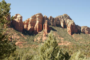 View West from lower part of Soldier Pass Trail