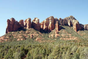 View West from lower part of Soldier Pass Trail