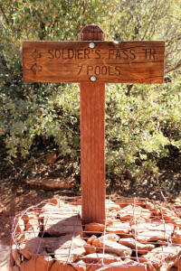 Trail Marker Northwest Corner of Devil's Kitchen