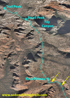 Upper Portion of Bear Mountain Trail -- Sedona, AZ
