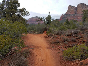 View of Junction with Baby Bell Trail