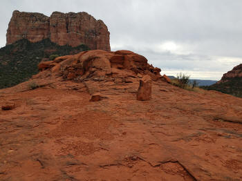 view of the top of Baby Bell Rock
