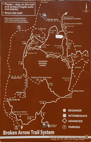 Trail Map - Large