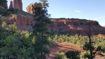 View of Cathedral Rock from Templeton Trail - Picture 30