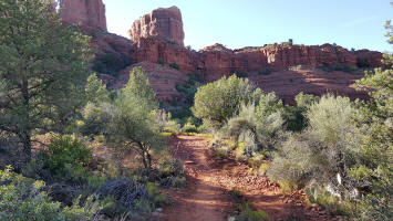 View of Cathedral Rock from Templeton Trail - Picture 32