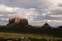 Courthouse Butte & Bell Rock -- Close Up View