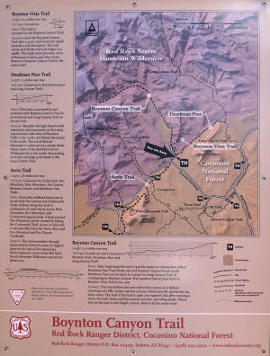 Boynton Canyon Trail Map