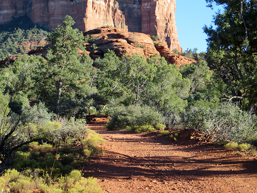 Approaching Northern Bell Rock on the Bell Rock Pathway