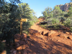 Trailhead to the Top of Northern Bell Rock