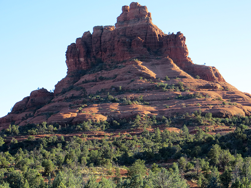 Approaching Bell Rock from the Bell Rock Pathway