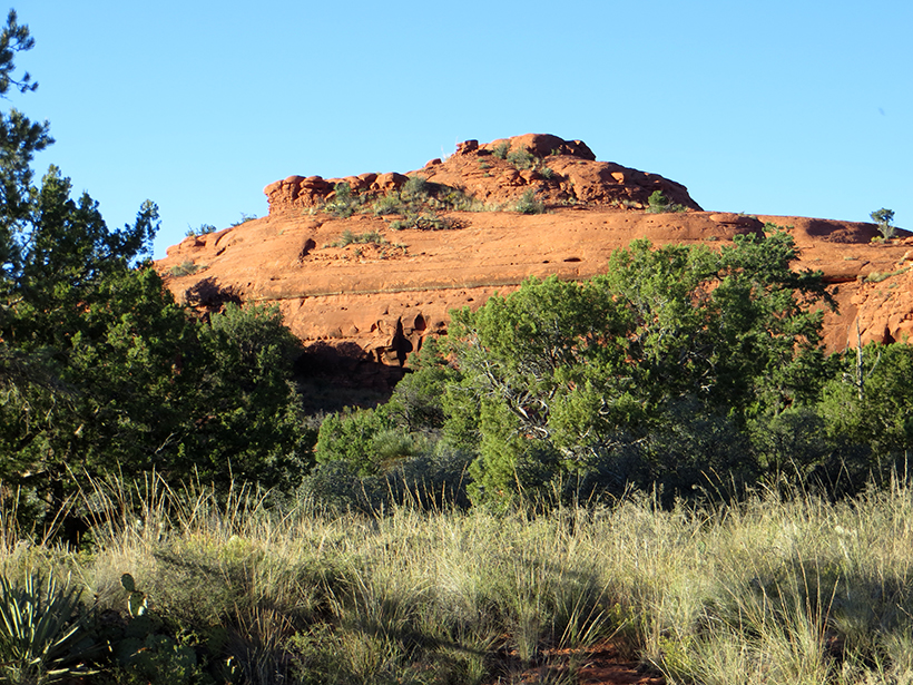 Southern Face of Baby Bell - Seen as heading south on Bell Rock Pathway