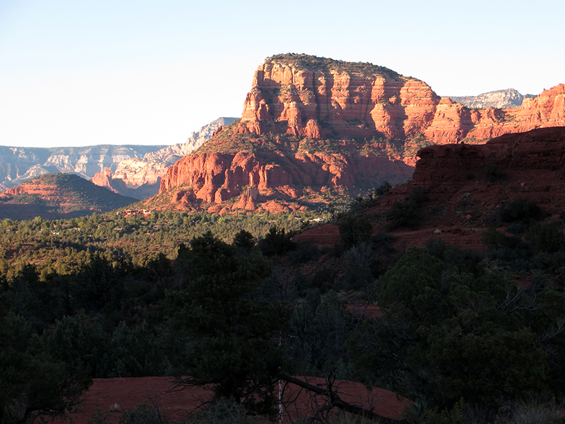 View of the western butte of the Twin Buttes