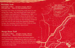 Huckaby Trail Map - Sedona Az
