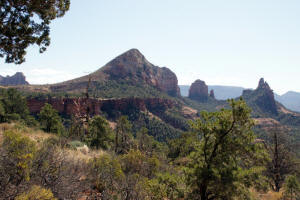 Upper Soldier Pass Trail Looking South With a View of Brins Mesa